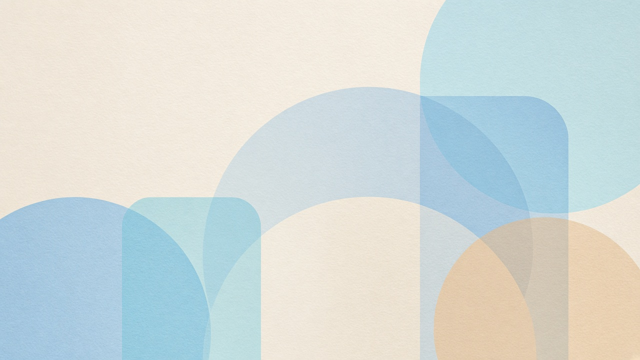 Abstract sky-blue panels for the Charlestown speech clinic